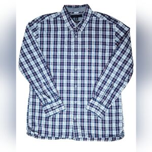 Tommy Hilfiger XL Custom Fit Plaid Button Down Shirt